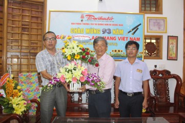 Nhiều cơ quan, đơn vị thăm Văn phòng báo Đại Đoàn kết tại Quảng Nam, Quảng Ngãi