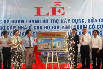 Quảng Ngãi: Hỗ trợ 400 triệu xây nhà tình nghĩa cho người có công khu vực biên giới biển